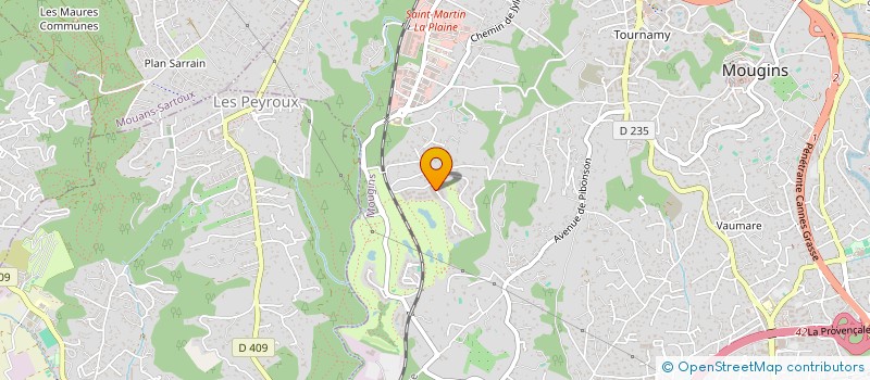 localisation de l'entreprise LA MADONE HOTEL  MOUGINS