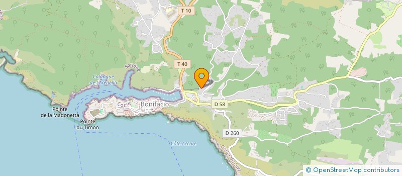 localisation de l'entreprise LA MADONETTA  BONIFACIO