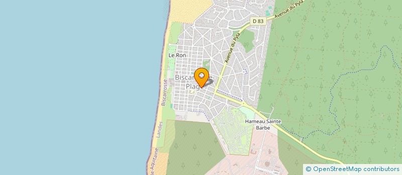 localisation de l'entreprise LA MADONNA  BISCARROSSE