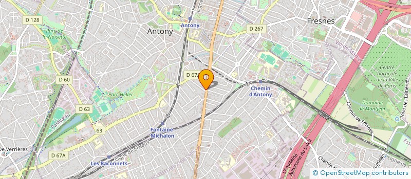 localisation de l'entreprise LA MADONNE à ANTONY