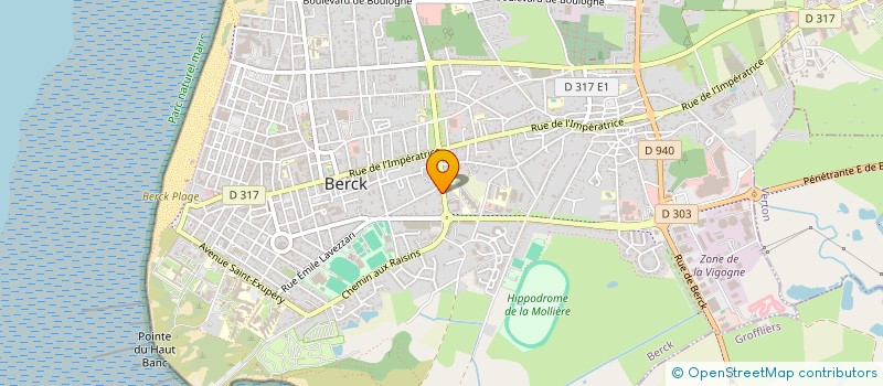 localisation de l'entreprise LA MADRADE  BERCK