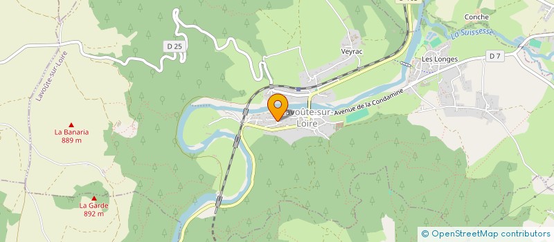 localisation de l'entreprise LA MADRAGUE  VOREY