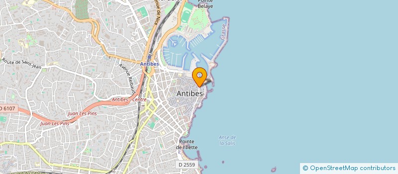 localisation de l'entreprise LA MADRAGUE à ANTIBES