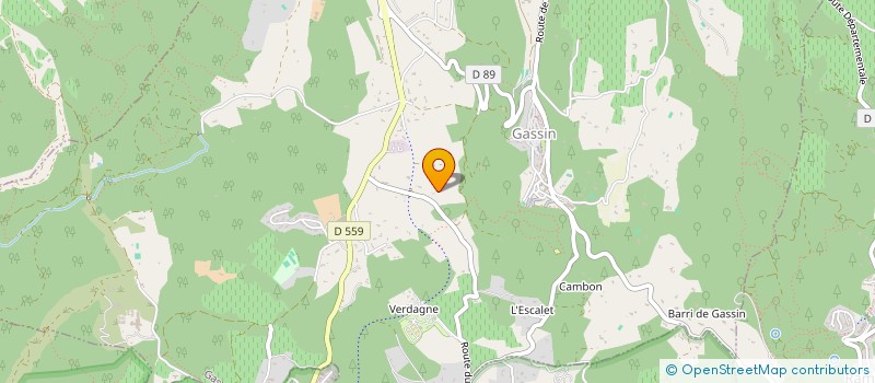 localisation de l'entreprise LA MADRAGUE à GASSIN