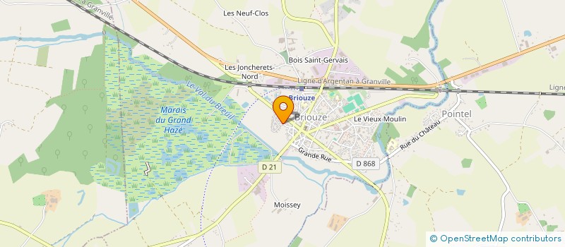 localisation de l'entreprise LA MADRAGUE à BRIOUZE