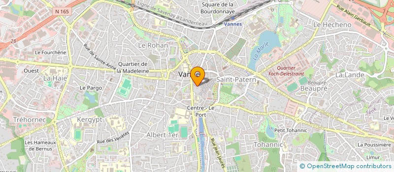 localisation de l'entreprise LA MADRASSIERE à VANNES