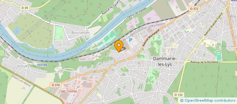 localisation de l'entreprise LA MADREPORE à DAMMARIE-LES-LYS