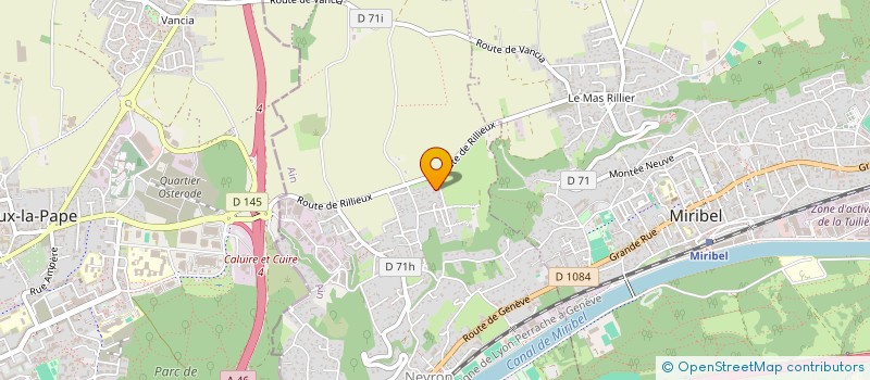 localisation de l'entreprise LA MADYLINE à NEYRON
