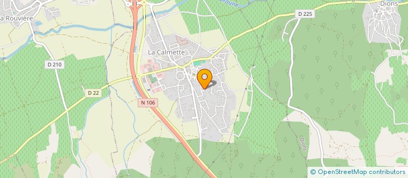 localisation de l'entreprise LA MAGAILLE SARL à LA CALMETTE