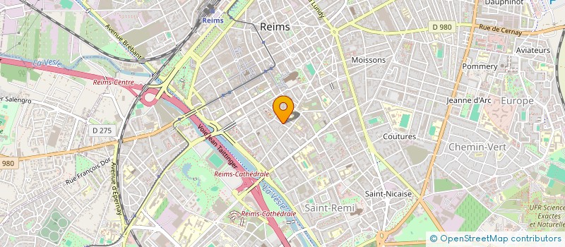 localisation de l'entreprise LA MAGDELEINE  REIMS