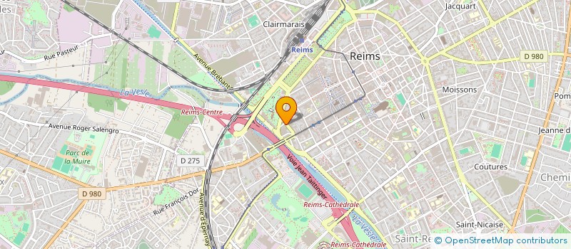 localisation de l'entreprise LA MAGDELEINE  REIMS