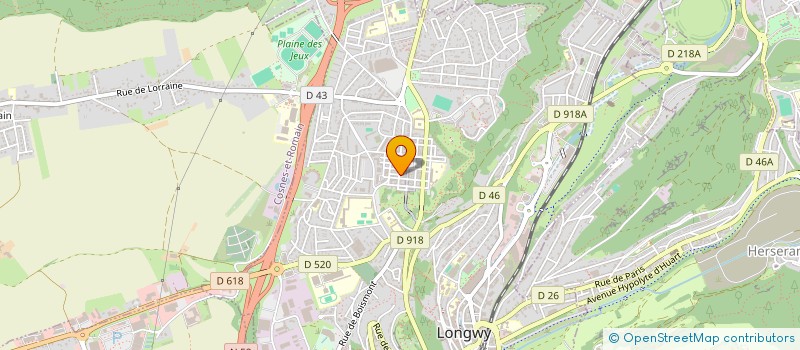 localisation de l'entreprise LA MAGICIENNE DES ONGLES à LONGWY