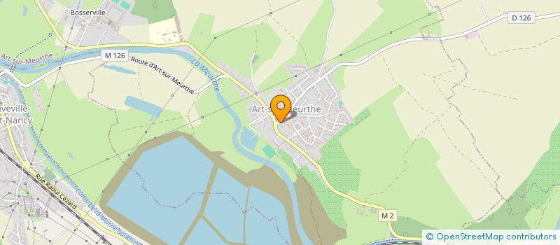 localisation de l'entreprise LA MAGIE BRETONNE  ART-SUR-MEURTHE