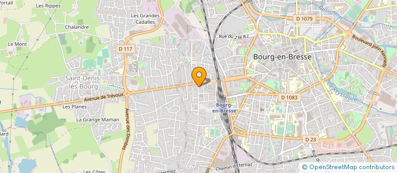 localisation de l'entreprise LA MAGIE DE LA NATURE à BOURG-EN-BRESSE