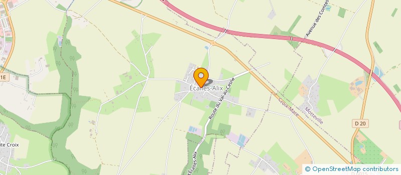 localisation de l'entreprise LA MAGIE DE LEA  ECALLES-ALIX