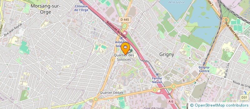 localisation de l'entreprise LA MAGIE DES LETTRES à GRIGNY