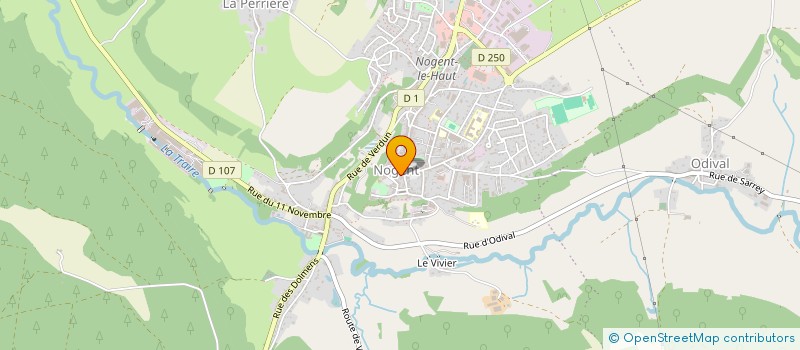 localisation de l'entreprise LA MAGIE DES MAINS à NOGENT