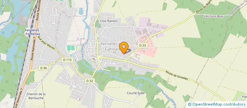localisation de l'entreprise LA MAGIE DES MOTS à FERRIERES-EN-GATINAIS