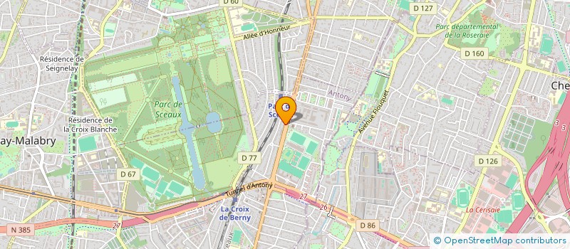 localisation de l'entreprise LA MAGIE DES SENTIMENTS à ANTONY