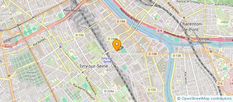 localisation de l'entreprise LA MAGIE VERTE à IVRY-SUR-SEINE