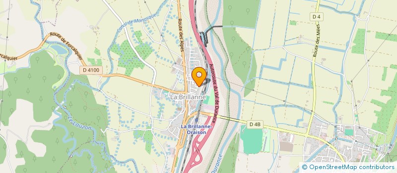 localisation de l'entreprise LA MAGLIA  ORAISON