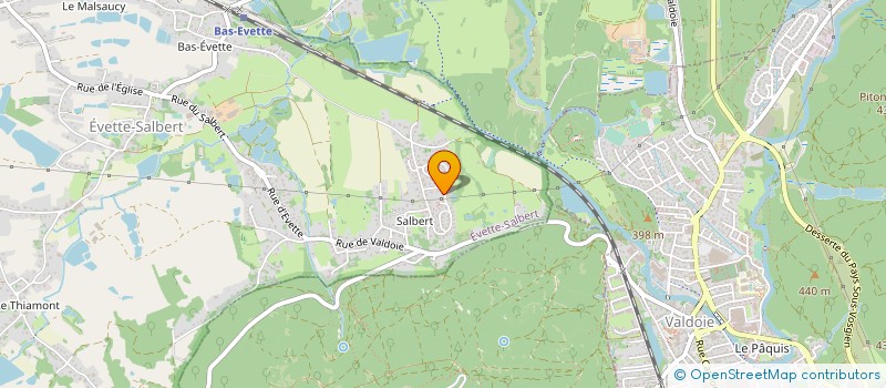 localisation de l'entreprise LA MAGNANE à EVETTE-SALBERT