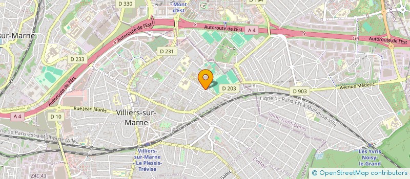 localisation de l'entreprise LA MAGNANERIE  VILLIERS-SUR-MARNE