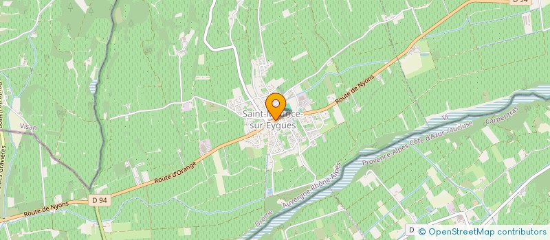 localisation de l'entreprise LA MAGNANERIE DE SAINTE BARBE  LES PILLES