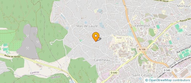 localisation de l'entreprise LA MAGNE  NIMES