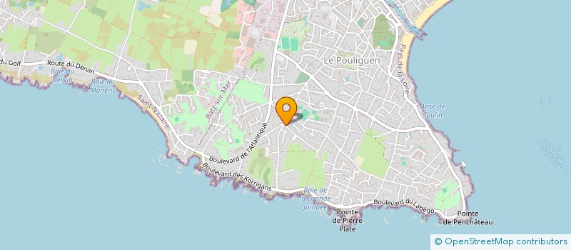 localisation de l'entreprise LA MAGNOLIERE  LE POULIGUEN