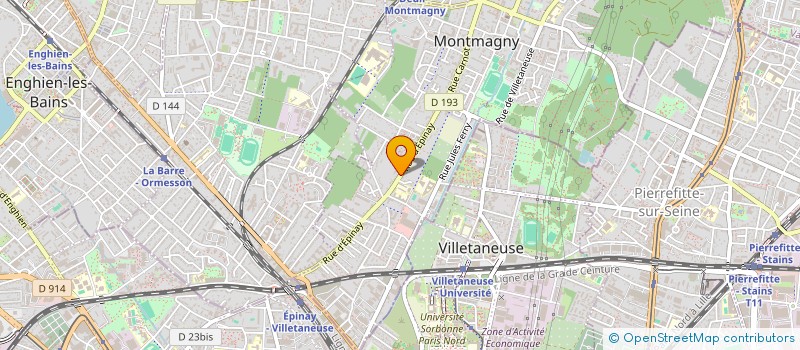 localisation de l'entreprise LA MAGNYMONTOISE  MONTMAGNY