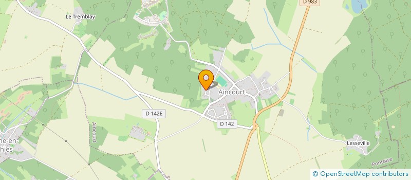 localisation de l'entreprise LA MAGNYTOISE  AINCOURT