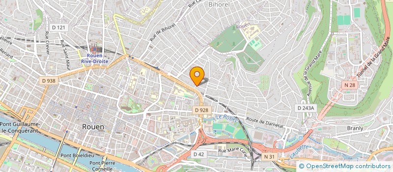 localisation de l'entreprise LA MAGOUILLE à ROUEN