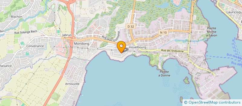 localisation de l'entreprise LA MAHARANI à BAIE-MAHAULT
