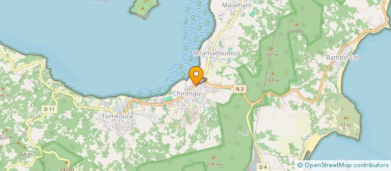 localisation de l'entreprise LA MAHORAISE DE TRANSPORT ET DE L'ENVIRONNEMENT à CHIRONGUI