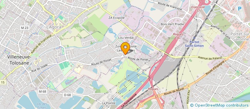 localisation de l'entreprise LA MAIDINE à VILLENEUVE-TOLOSANE