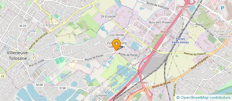 localisation de l'entreprise LA MAIDINE à VILLENEUVE-TOLOSANE