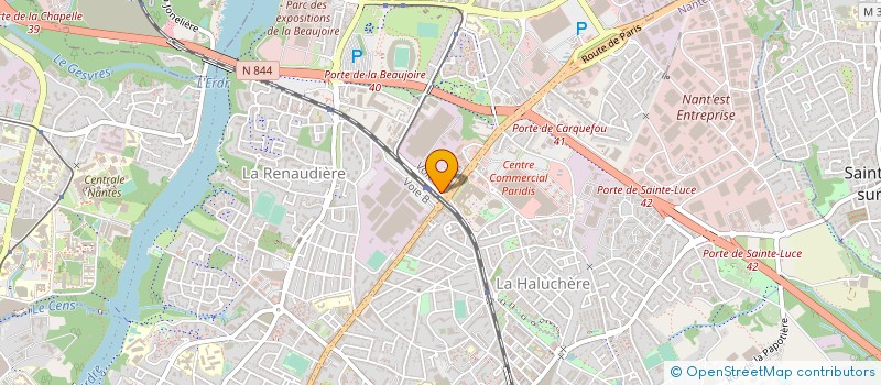 localisation de l'entreprise LA MAIE DE LA HALUCHERE à NANTES