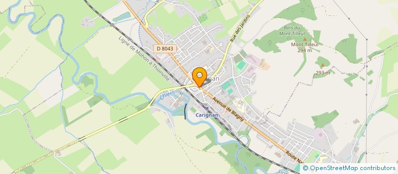 localisation de l'entreprise LA MAIE YVOISIENNE à CARIGNAN