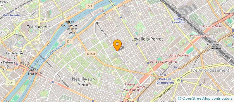 localisation de l'entreprise LA MAIELLA à LEVALLOIS-PERRET