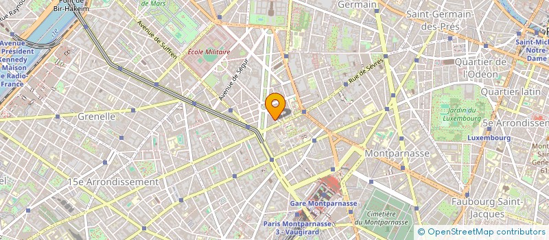 localisation de l'entreprise LA MAIGREUR ELEGANTE ASSOCIATION  PARIS