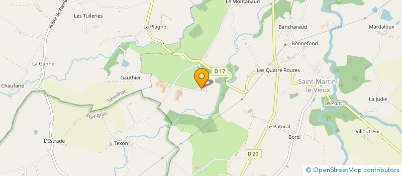 localisation de l'entreprise LA MAIJOU D'AOMES  SAINT-MARTIN-LE-VIEUX