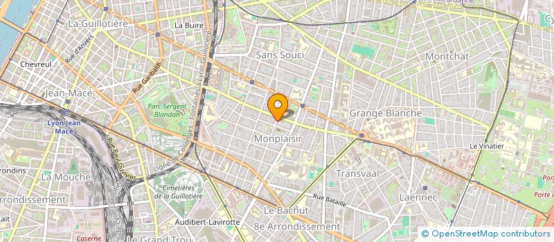 localisation de l'entreprise LA MAILLANETTE  LYON