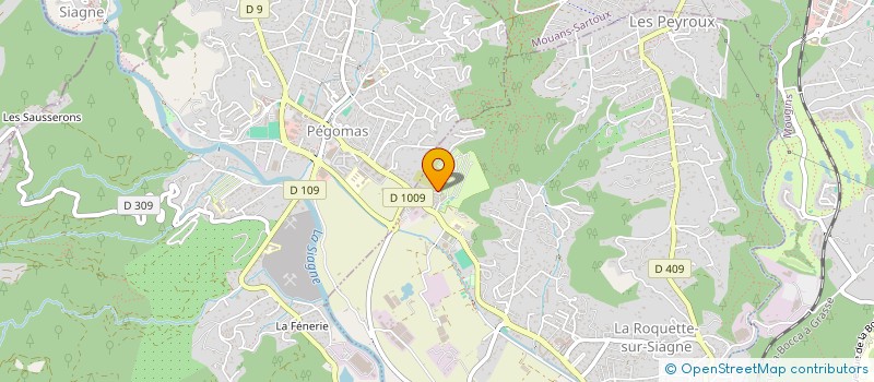 localisation de l'entreprise LA MAILLARDIERE à LA ROQUETTE-SUR-SIAGNE
