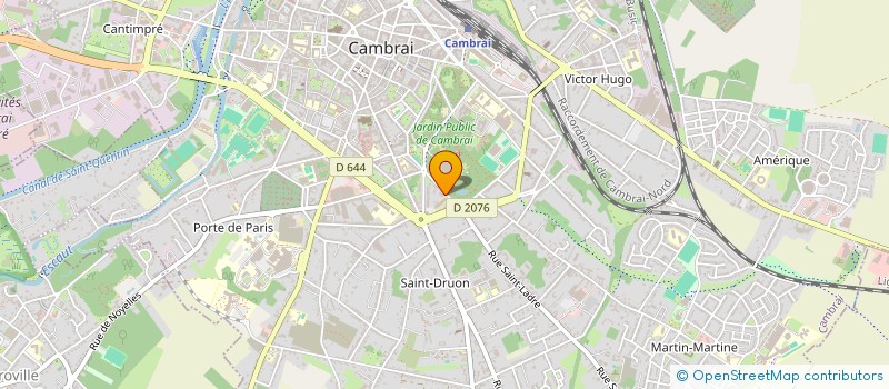 localisation de l'entreprise LA MAILLARDISE à CAMBRAI