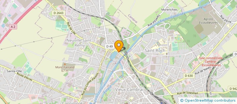 localisation de l'entreprise LA MAILLE EN NORD à NEUVILLE-SAINT-REMY