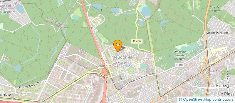 localisation de l'entreprise LA MAILLE PARISIENNE à MEUDON