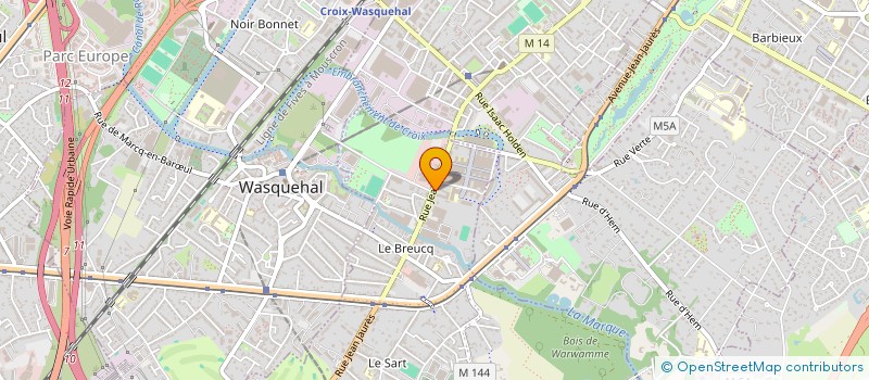 localisation de l'entreprise LA MAILLERIE 1L à VILLENEUVE-D'ASCQ