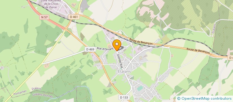 localisation de l'entreprise LA MAILLEZ  LES PREMIERS SAPINS