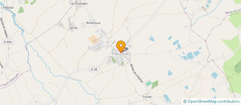 localisation de l'entreprise LA MAILLOCHE BERRICHONNE à TRANZAULT